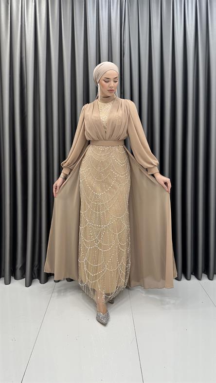 4630 T Abiye Elbise-Taş