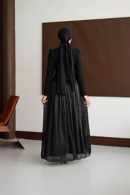 4788 T Abiye Elbise-Siyah