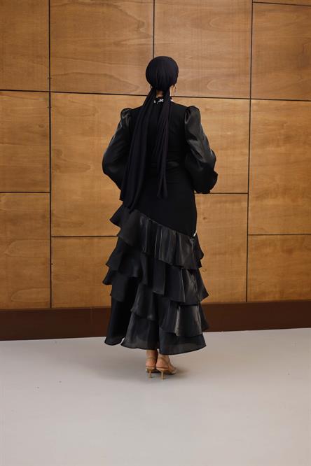 4799 T Abiye Elbise-Siyah