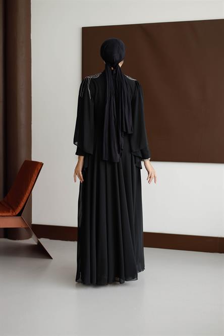 4803 T Abiye Elbise-Siyah