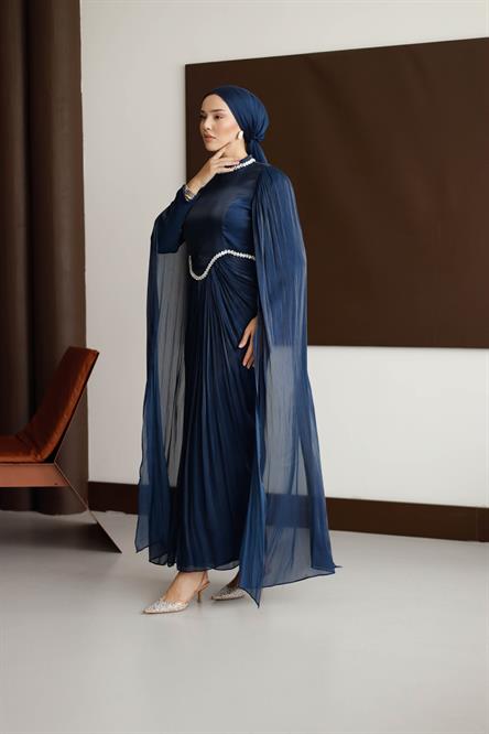 4817 T Periline Abiye-Lacivert