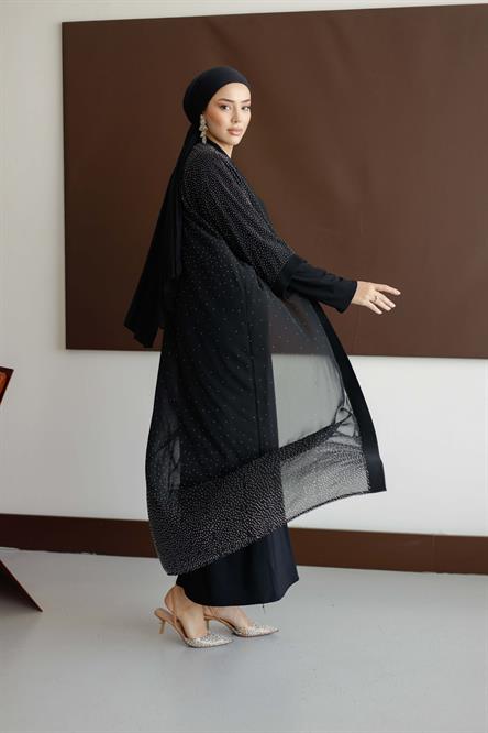 4831 T Abaya Takım-Siyah