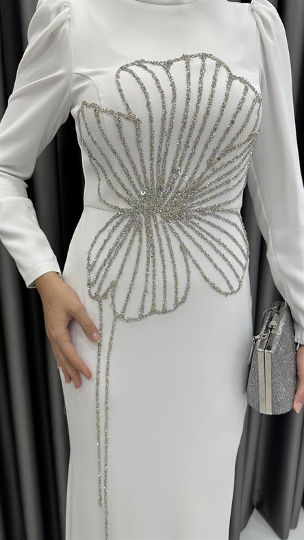 4928 Nursema Abiye-Beyaz