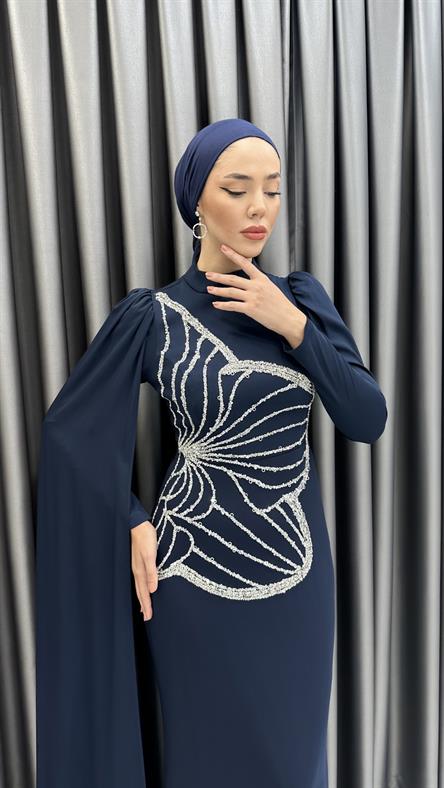 4935 H Selis Abiye-Lacivert