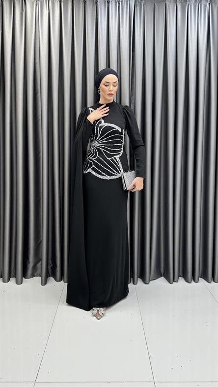 4935 H Selis Abiye-Siyah