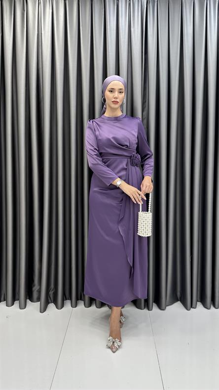 4964 S Abiye Elbise-Mor