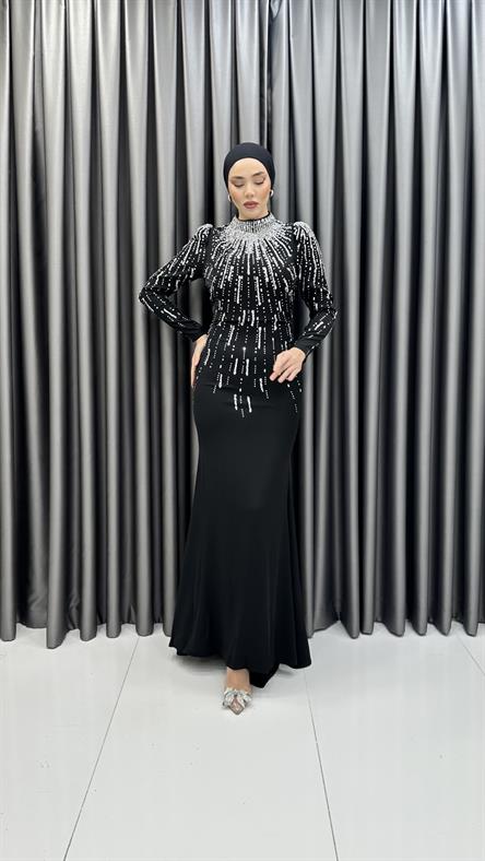 4968 Darla Abiye-Siyah