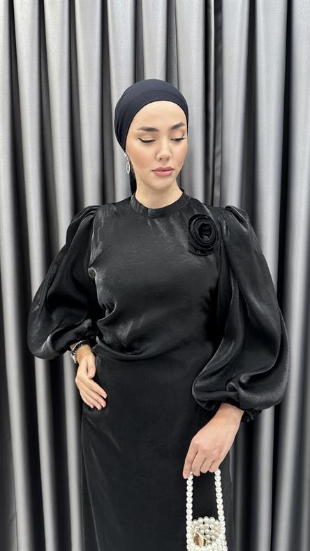 4972 S Abiye Elbise-Siyah