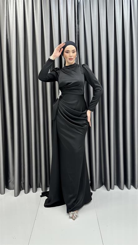 4973 Annabel Abiye-Siyah