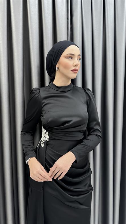 4973 Annabel Abiye-Siyah