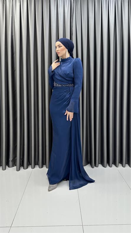4974 H Ajlan Abiye-Lacivert