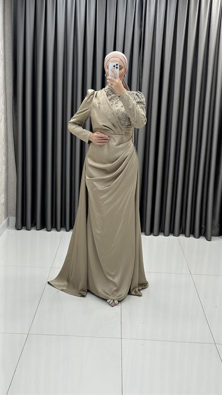 4976 Beauty Abiye-Gold Rengi