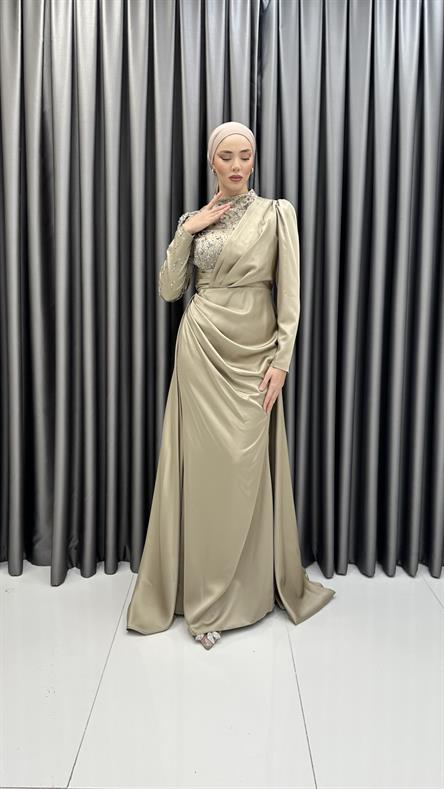 4976 Beauty Abiye-Gold Rengi