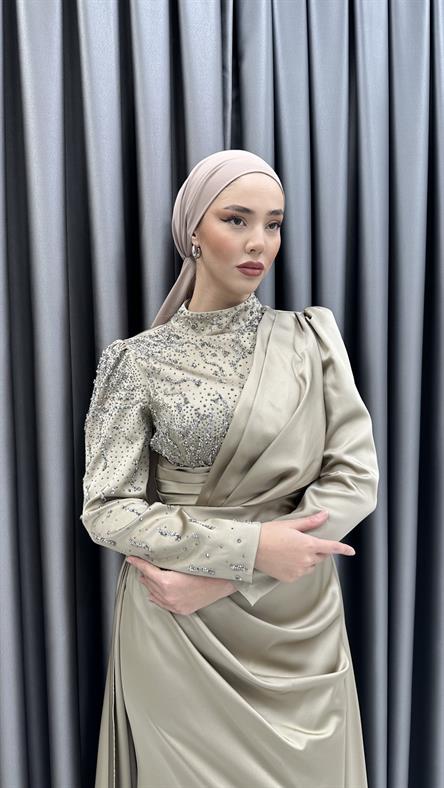 4976 Beauty Abiye-Gold Rengi
