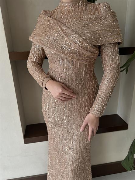 4982 Rosalie Abiye-Gold Rengi