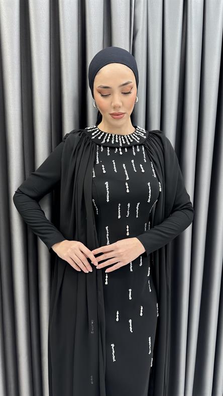 5006 Coraline Abiye-Siyah