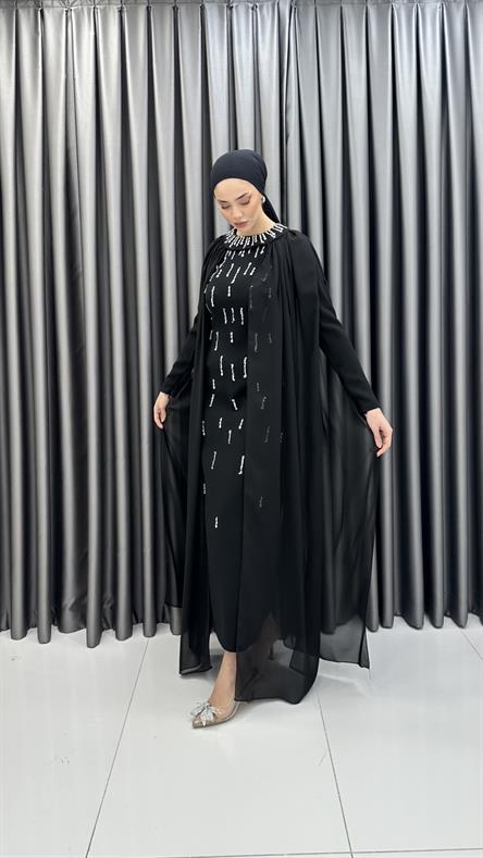 5006 Coraline Abiye-Siyah