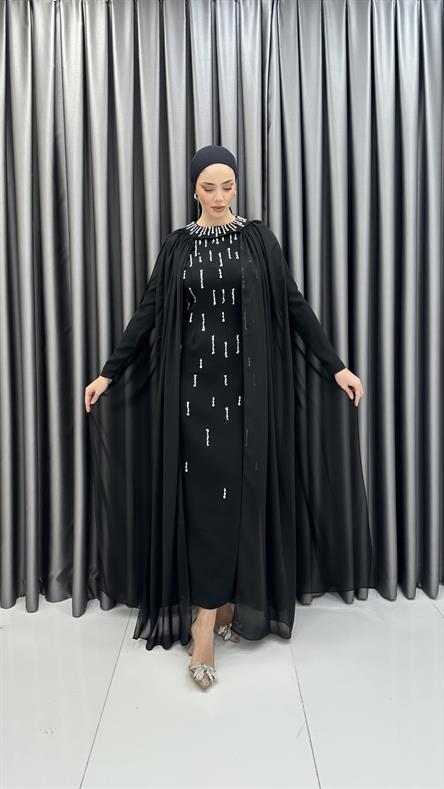 5006 Coraline Abiye-Siyah