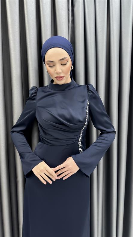 5021 Perla Abiye-Lacivert