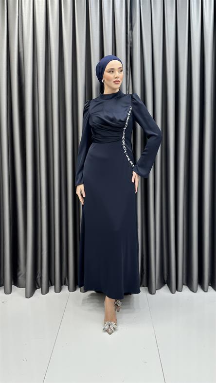 5021 Perla Abiye-Lacivert