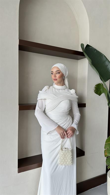 5023 H Lolanda Abiye-Beyaz
