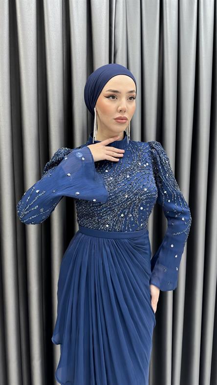 5030 H Armağan Abiye-Lacivert