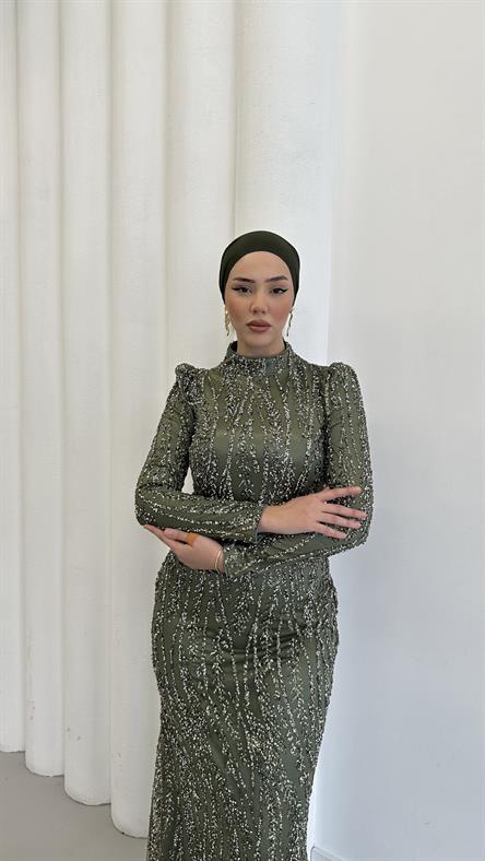 5031 H Kuğu Abiye-Haki