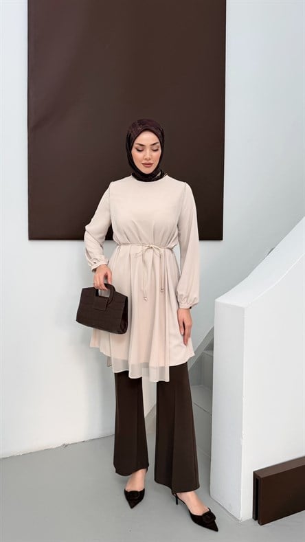 50318 F Bayan Tunik-Bej
