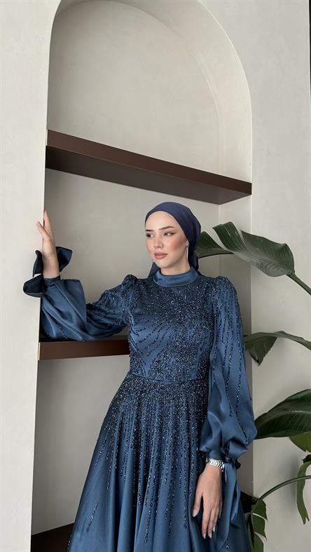 5035 H Zühre Abiye-Lacivert