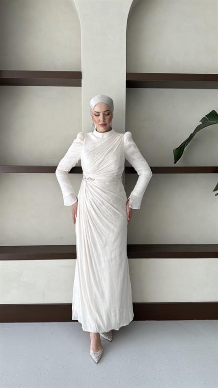 5047 H Işıl Abiye-Krem