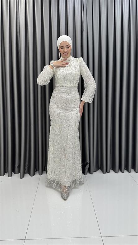 5055 H Lema Abiye-Beyaz