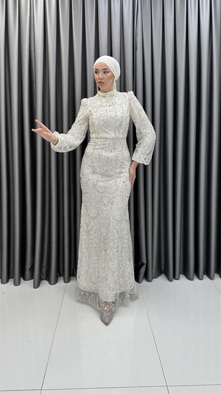 5055 H Lema Abiye-Beyaz
