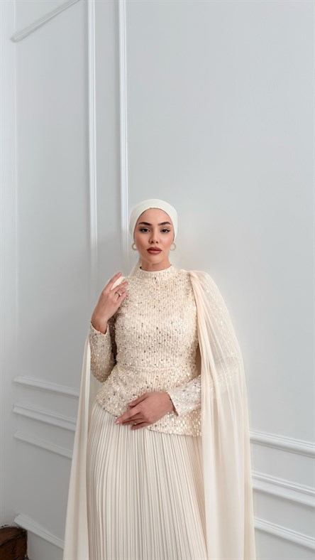 50554 Alvina Abiye-Gold Rengi