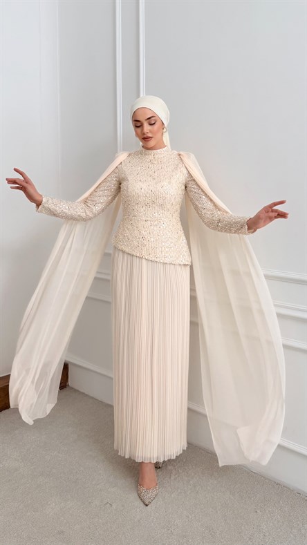 50554 Alvina Abiye-Gold Rengi