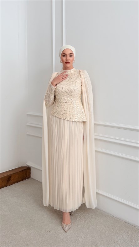 50554 Alvina Abiye-Gold Rengi