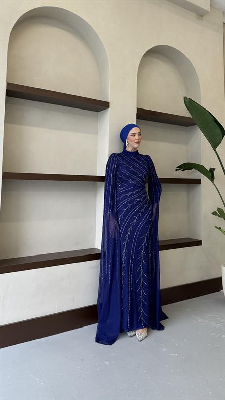 5061 H Şahmaran Abiye-Saks Mavi