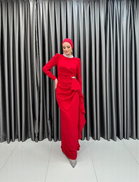 5073 H Violet Abiye-Kırmızı