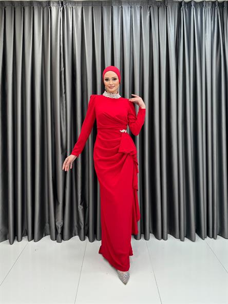 5073 H Violet Abiye-Kırmızı