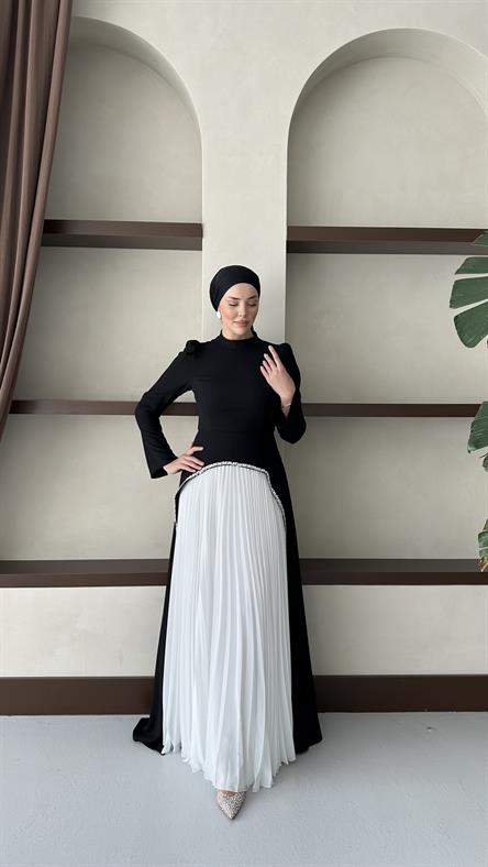 5104 H Tahran Abiye-Siyah