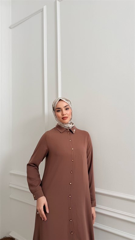 5105 N Bayan Tunik-Açık Kahve