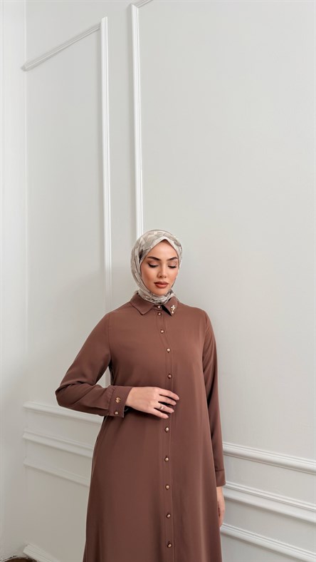 5105 N Bayan Tunik-Açık Kahve