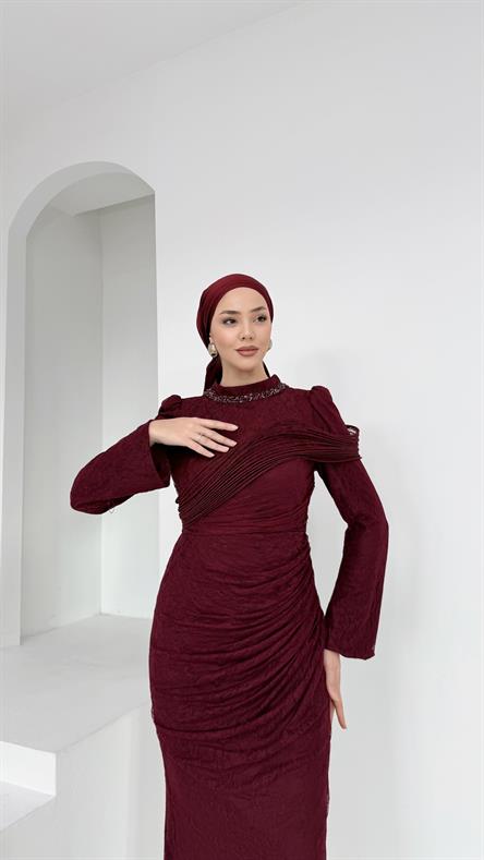 5156 Haaland Abiye-Bordo