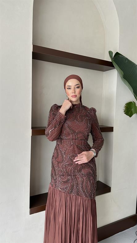 5162 D New Queen Abiye-Mocha