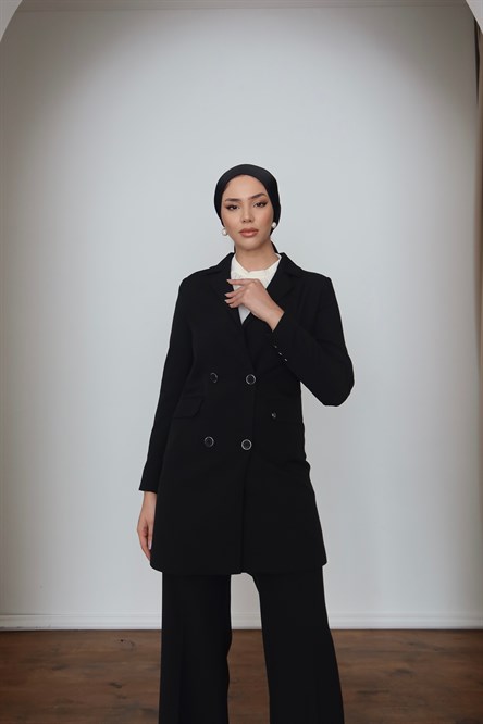 5163 N Blazer Ceket-Siyah