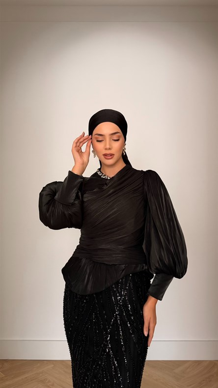 5181 H Tilda Abiye-Siyah