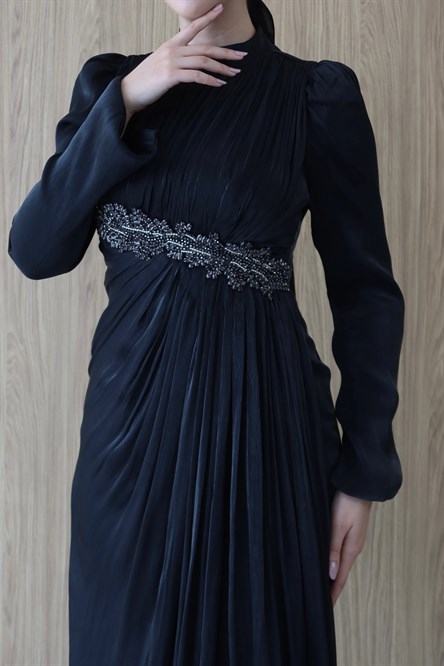 5207 H Nisa Abiye-Siyah