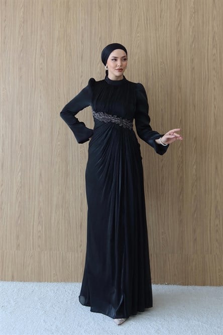 5207 H Nisa Abiye-Siyah