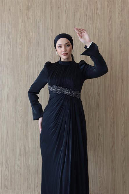 5207 H Nisa Abiye-Siyah