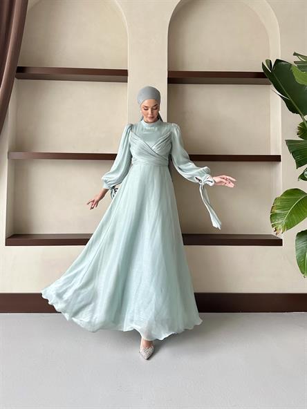 5222 D Kelebek  Abiye-Mint