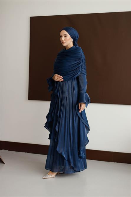 5398 D Elegance Abiye-Lacivert